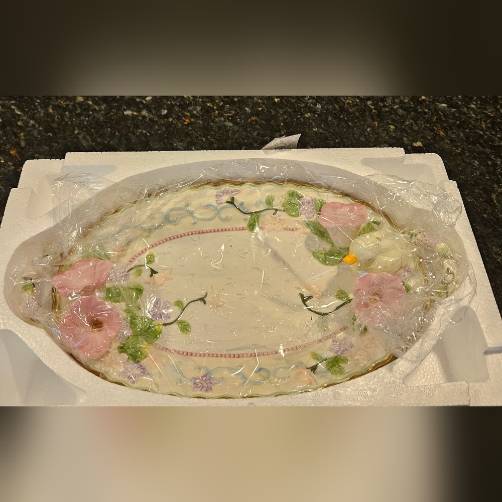Springtime Collection 2001 Platter Plate. NIB! - Picture 4 of 17